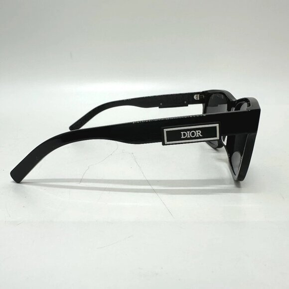 Dior B23S2F Wellington rectangular shape Logo Oblique sunglasses Plastic Black - Picture 12 of 14